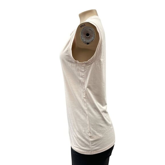 Athleta Sleeveless Tank Top Workout Gym Muscle Tee Stretch Beige‎ Womens XS - Picture 3 of 12